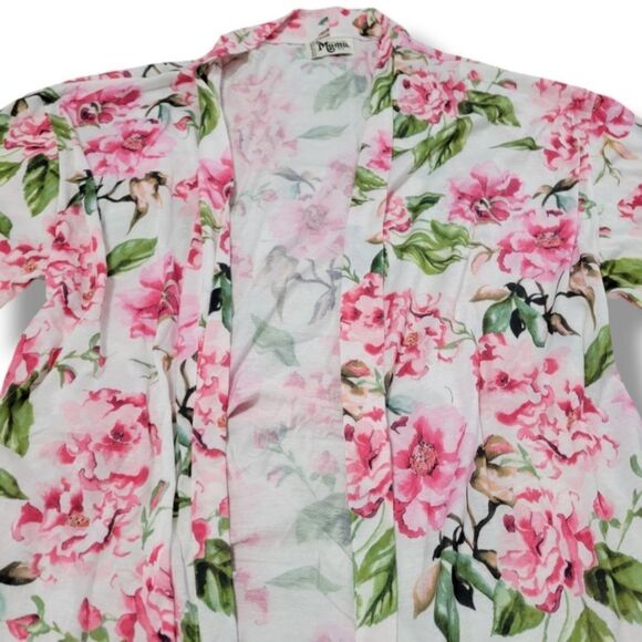Show Me Your Mumu Robe OS One Size Sleepwear Robe Kimono Multicolor Floral Print - Picture 3 of 5